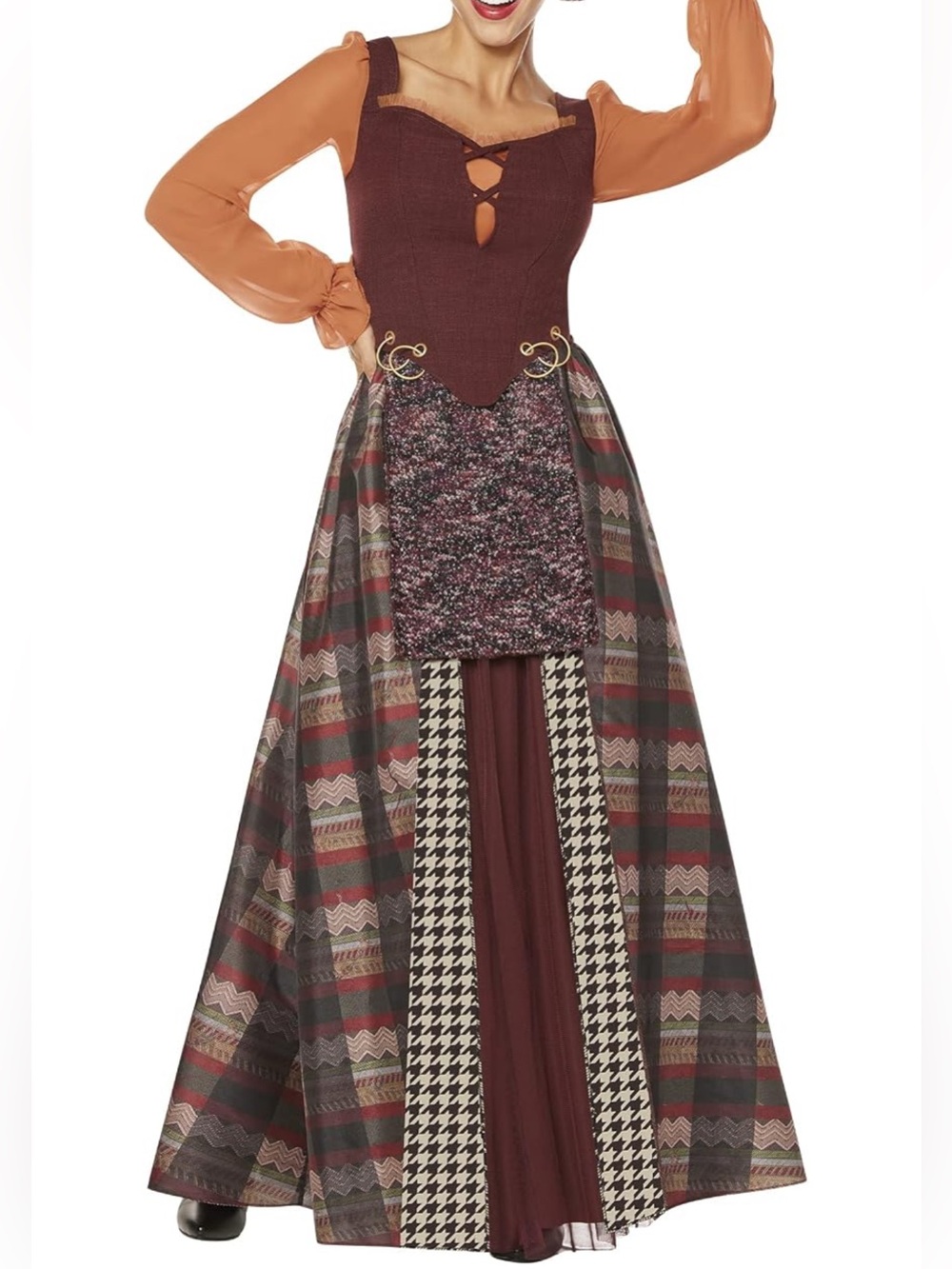 Spirit Halloween Hocus Pocus Mary Sanderson Costume for Adults NWOT SIZE M